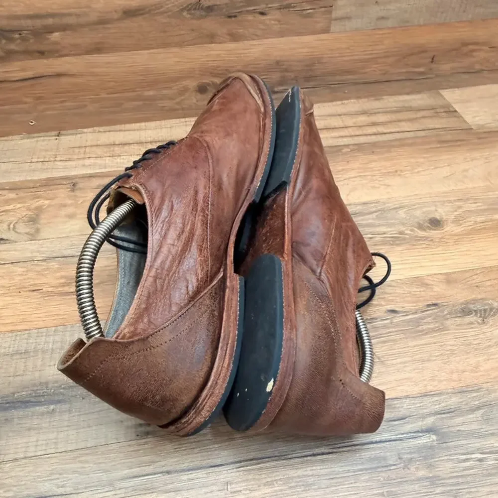 Timberland Boot Company Men's size 10 Brown Leather Lace-Up Dress Shoes